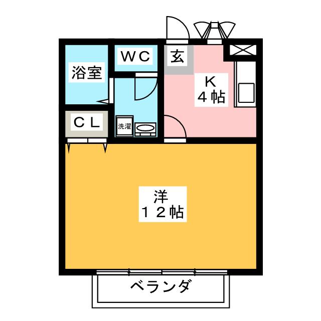 コーポ南木６の間取り