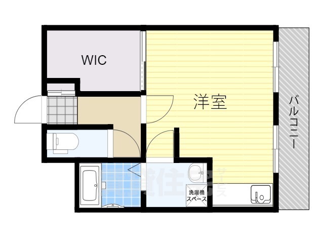 大津市南志賀のマンションの間取り