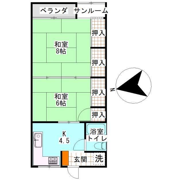 第2　紋谷荘の間取り