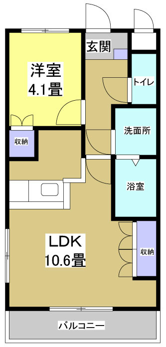 オリエンタルハイツの間取り