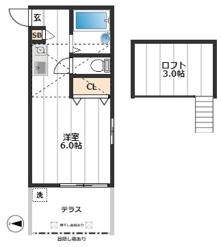 蓮沼ハイムの間取り