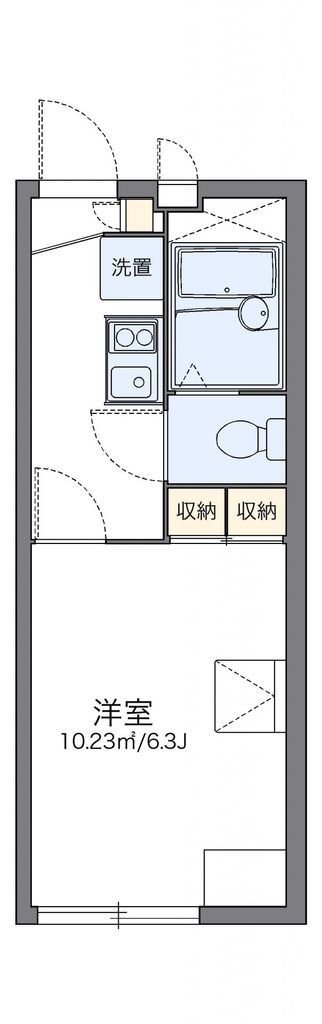 レオパレスＮＯＧＡＭＩ　IIの間取り