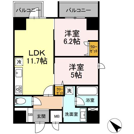 仮)D-room生麦5丁目PJの間取り