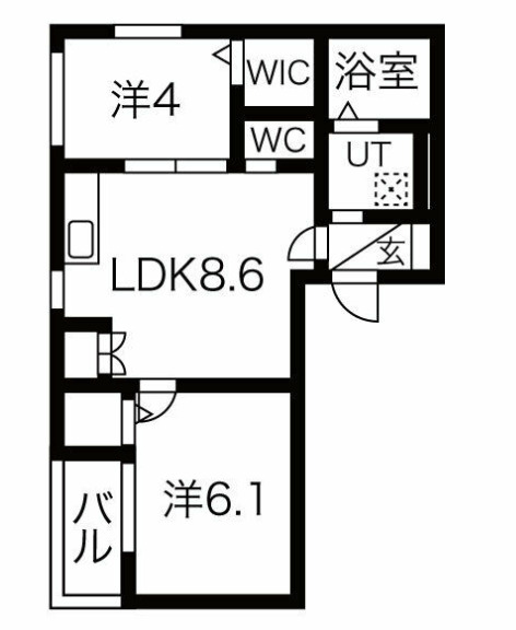 I maison Zaniah（アイメゾンザニア）の間取り