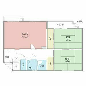 名古屋市千種区大島町のマンションの間取り