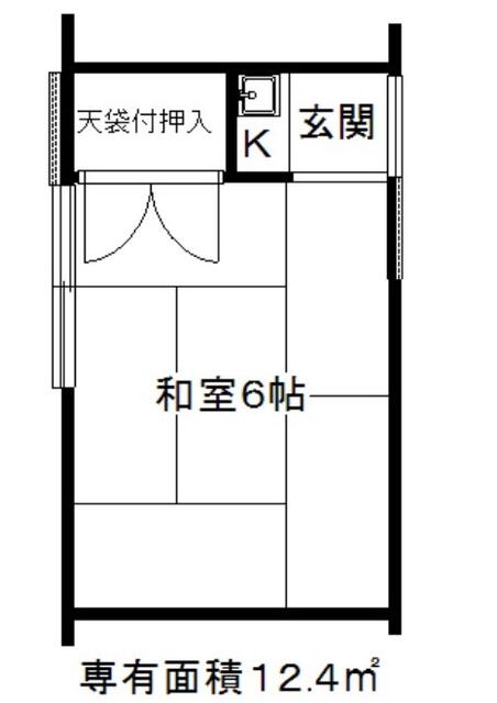 大田区大森東のアパートの間取り