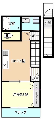 ロミーハウス　2Fの間取り