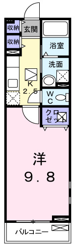 【ミール西町の間取り】