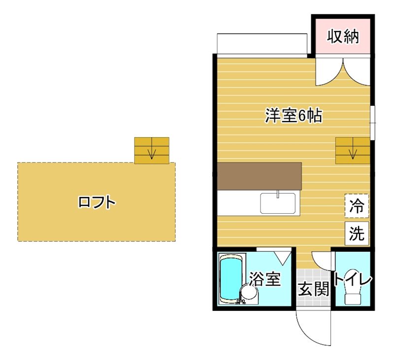 大志館IIの間取り