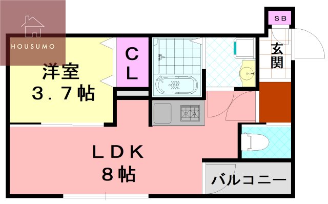 H-maison加美正覚寺IXの間取り