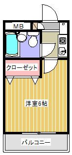 相模原市中央区淵野辺のマンションの間取り