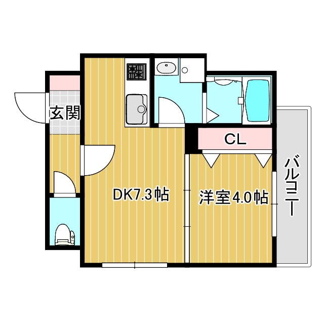 ソリティア芦屋西の間取り