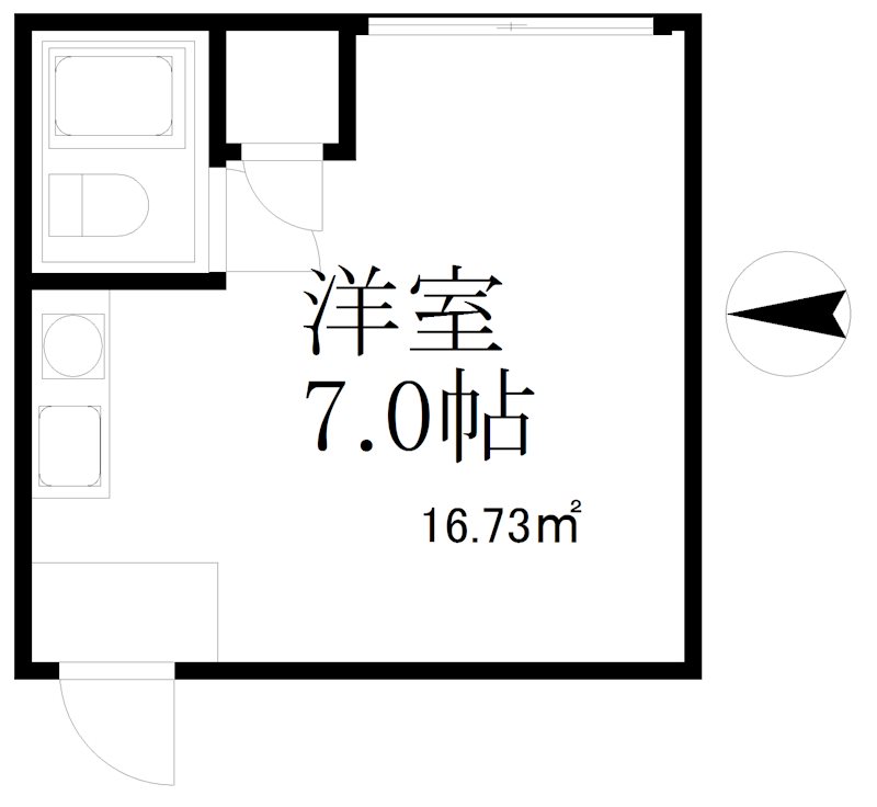 【ラパンジール粉浜IIの間取り】