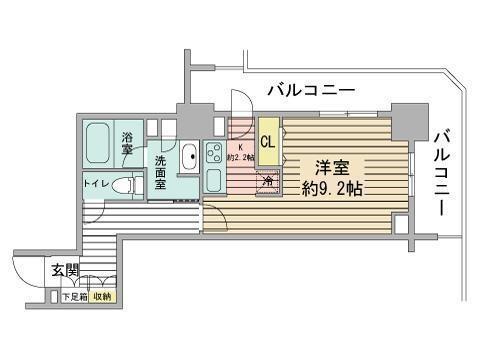 プライムアーバン札幌リバーフロントの間取り