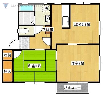 カーサ藤Aの間取り