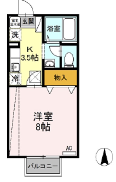 ロイヤルシャトー　B棟の間取り