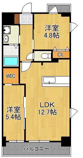 ＭＤＩ　Ｖｉｓｔａ　ｍａｒｅ　門司駅前の間取り