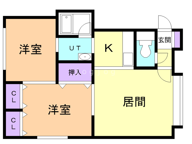 チェリー１４Ａの間取り