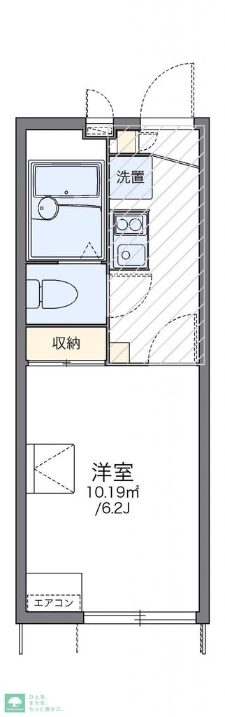 レオパレスエクセル岡本の間取り