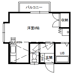 パラドール２１の間取り