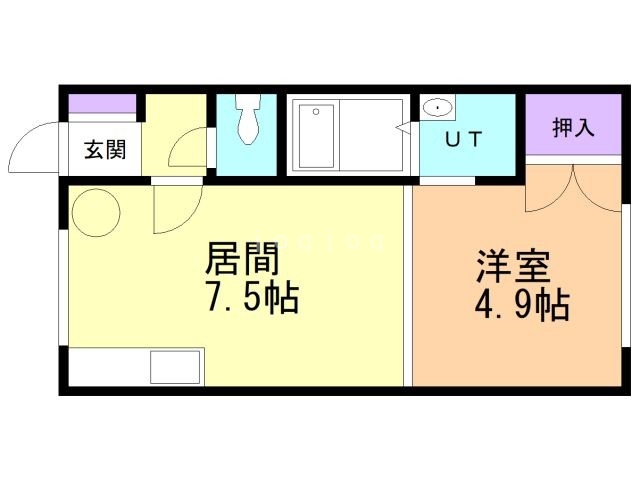 マンション武田Iの間取り