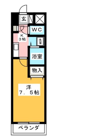 ＮＫドミールIの間取り