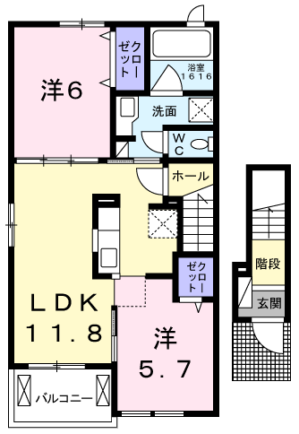 プリマベーラの間取り