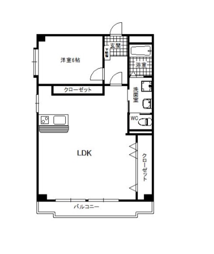 名古屋市天白区元八事のマンションの間取り