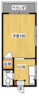 サンライズパレス共同住宅の間取り