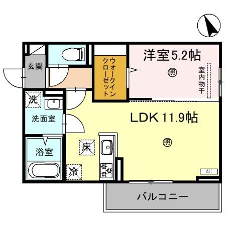 ラ・トレフルせいまIIの間取り