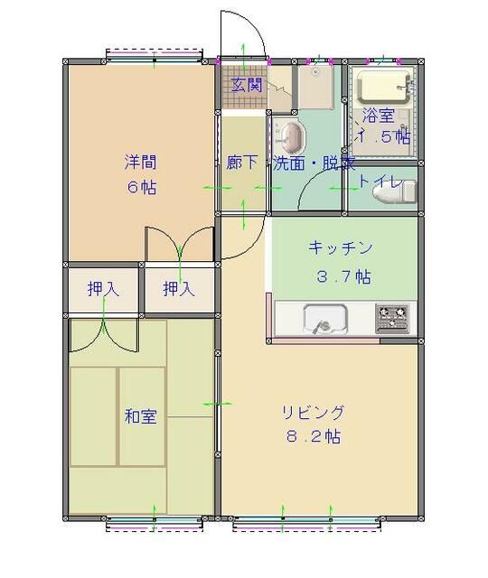 ドエルエムの間取り