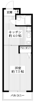 ラフィーヌ千駄木の間取り