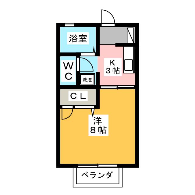 フレグランス神立の間取り