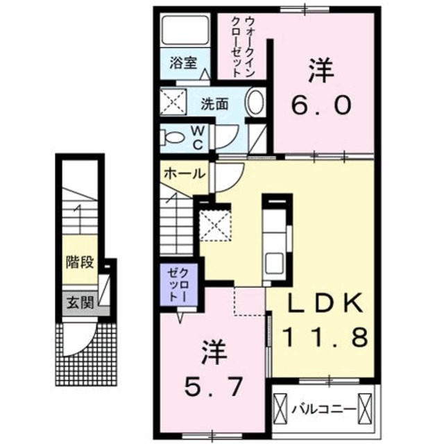 ラレースの間取り