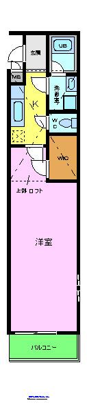 フジパレス津久野１番館の間取り