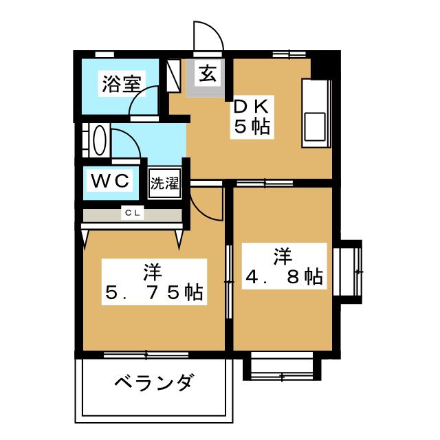 武蔵ケ丘の間取り