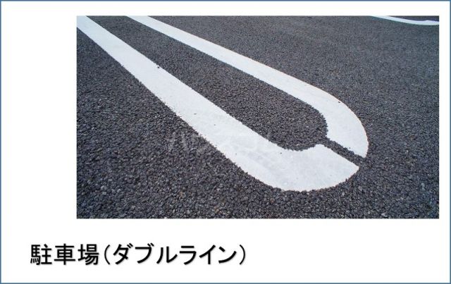 【香取市南原地新田のアパートの駐車場】