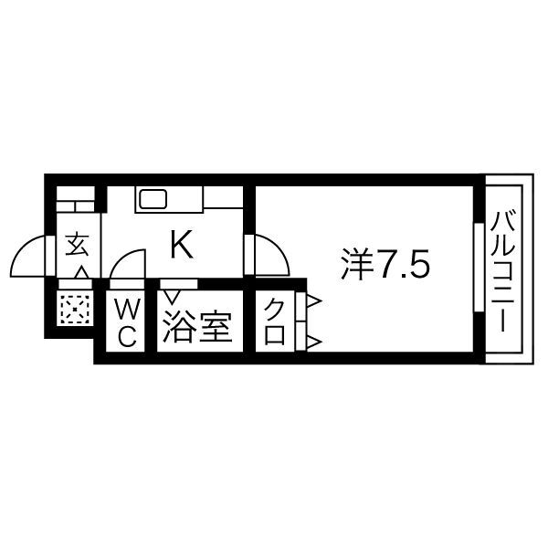 メゾン・ソレイユの間取り