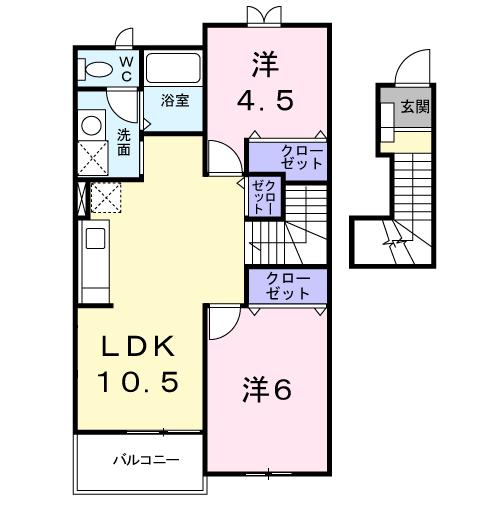 ポポロIIの間取り