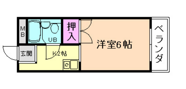 ＫＳレジデンス箕面坊島の間取り