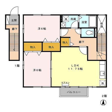 プチ プレジオの間取り