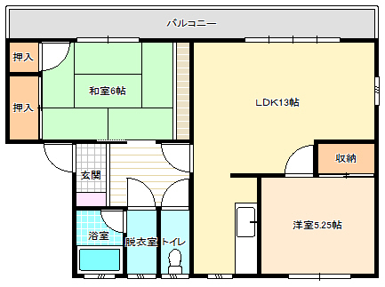 【松浦ハイツの間取り】