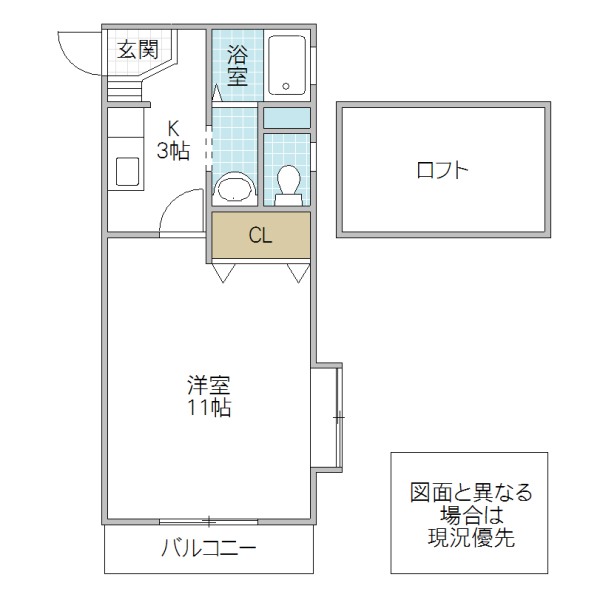 グランクレール 3番館の間取り