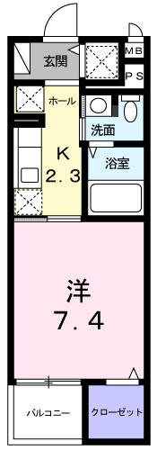 メゾン カレントの間取り