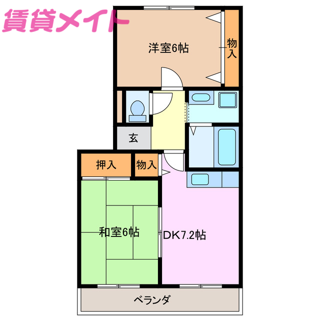 ファミーユ小杉の間取り