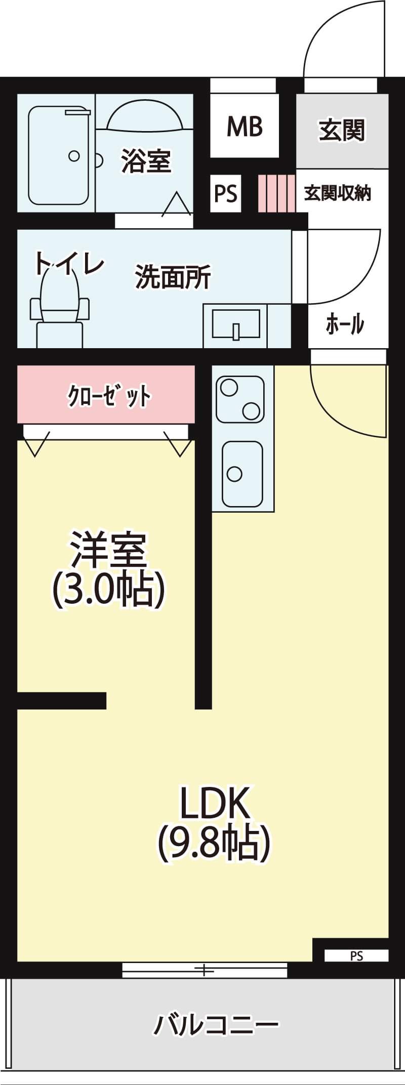 MARUSHO国府多賀城の間取り