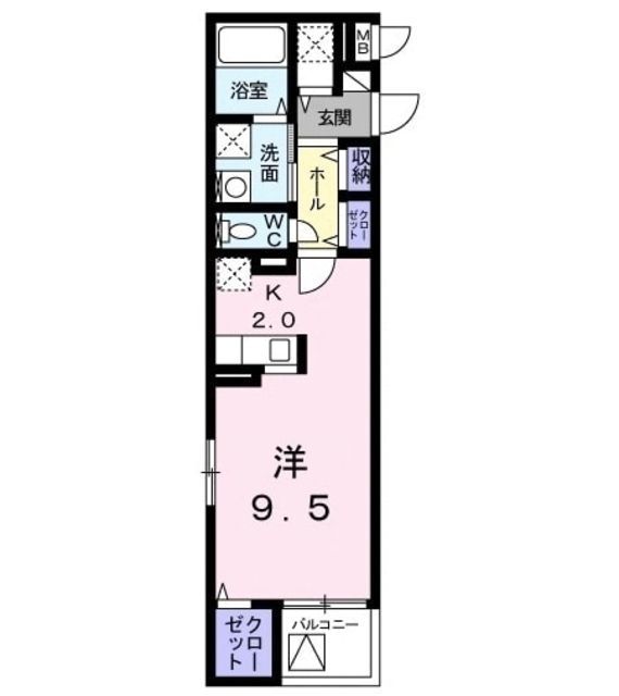 サン・ステージ　永山の間取り