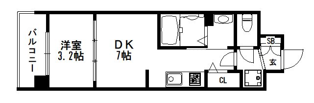 アドバンス京都フェリスの間取り