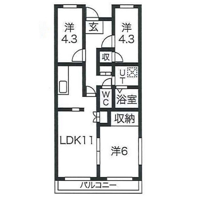 桜館IIIの間取り