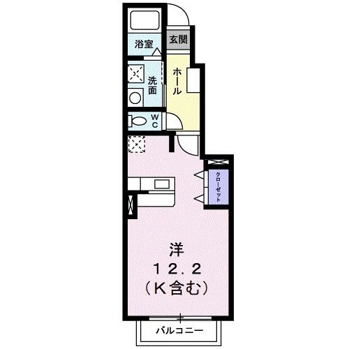 エスポワールドゥ白山の間取り